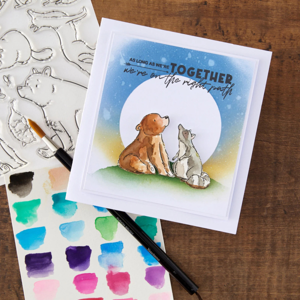 Wild Friends, Clearstamp - Spellbinders