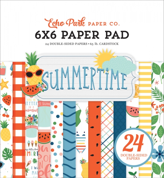 Summertime 6x6 Paperpad - Echo Park