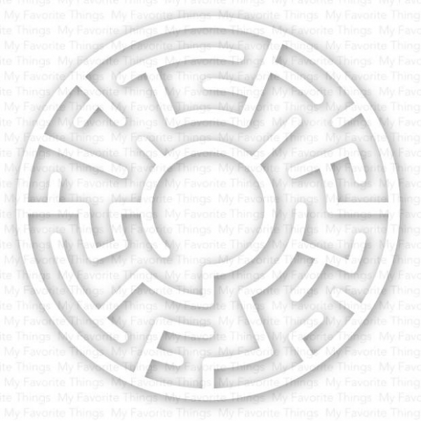 Maze Shapes, White - My Favorite Things
