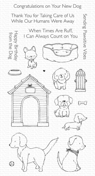 Pawsitive Vibes, Clearstamp - My Favorite Things