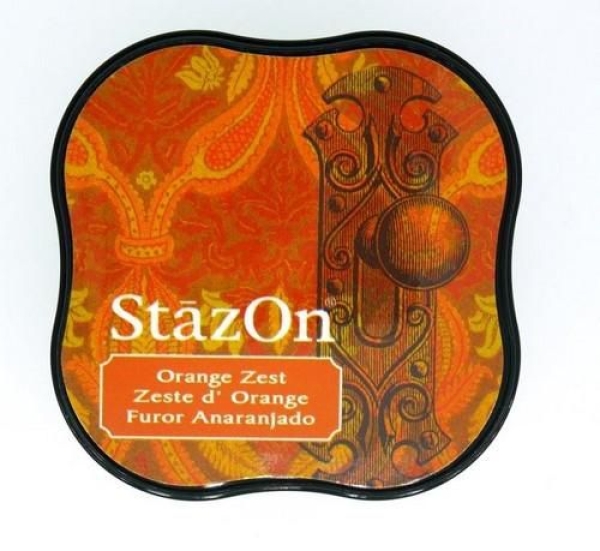 StazOn Midi Inkpad - Orange Zest