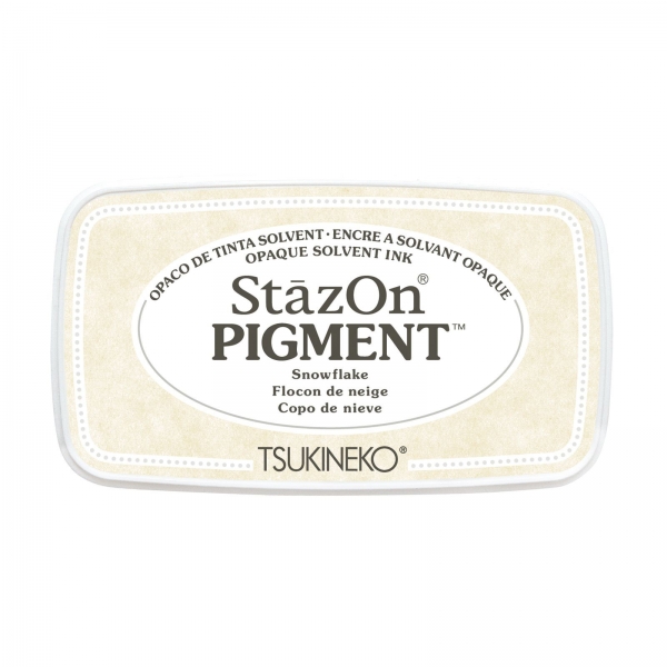 StazOn Pigment Inkpad -Snowflake
