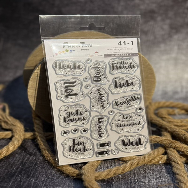 Wimpelliebe #1, Stempel  - Farbton Papier (Kleine Göhr.e)