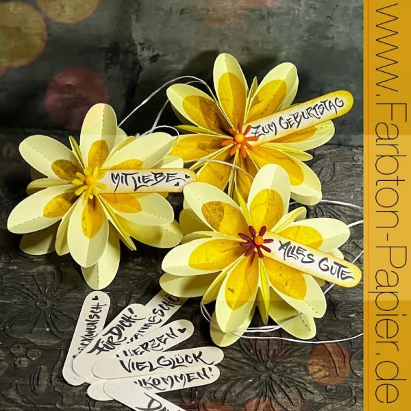 Schriften #105, Stempel - Farbton Papier