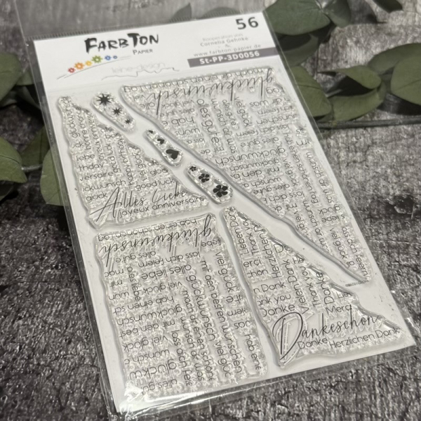 Wortwolken, Stempel  - Farbton Papier