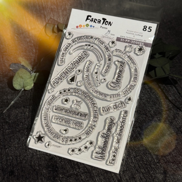 Kreise Weihnachten, Stempel  - Farbton Papier
