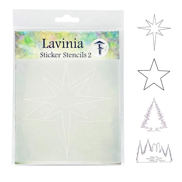 Sticker Stencils #2 - Lavinia Stamps