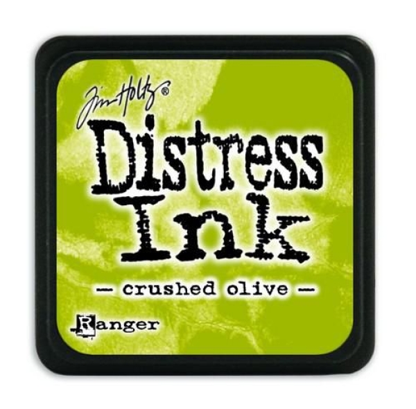 Distress Mini Ink Pad - Crushed Olive - Tim Holtz (Ranger)