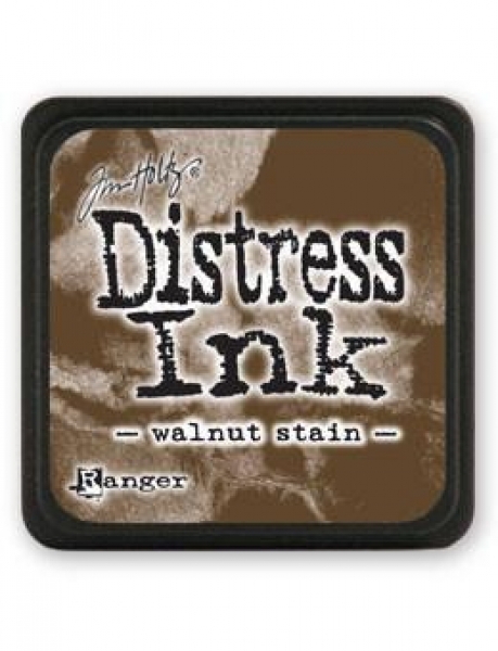 Distress Mini Ink Pad - Walnut Stain - Tim Holtz (Ranger)