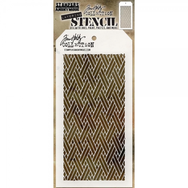 Woven, Layered Stencil - Tim Holtz