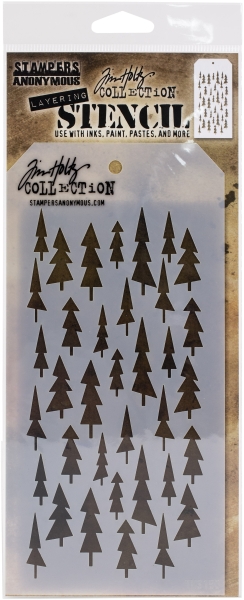 Tree Lot, Layered Stencil - Tim Holtz