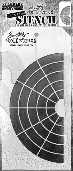Wheel, Layering Stencil - Tim Holtz