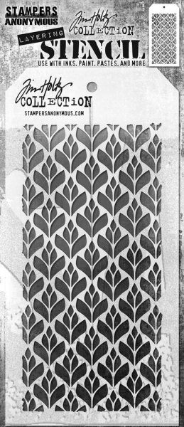 Deco Floral, Layering Stencil - Tim Holtz
