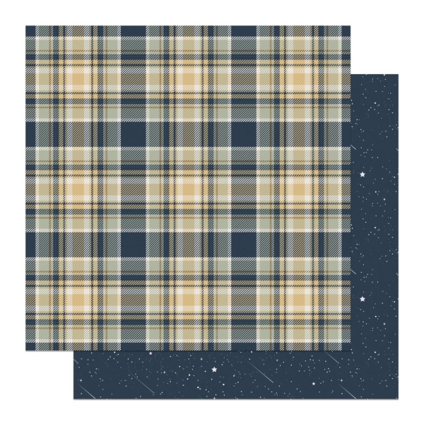 Falling Stars Plaid, Designpapier - Photoplay