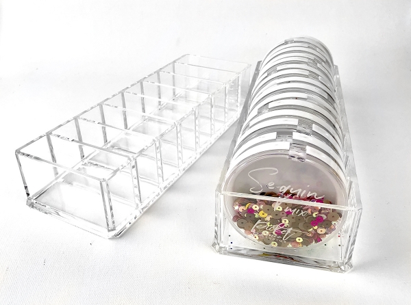 Sequin Storage Display Case - Picket Fence Studios