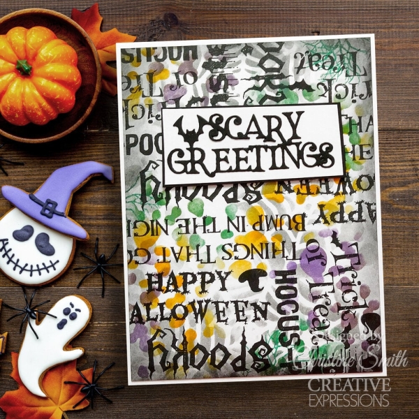 Ghostly Greetings, Clearstamp - Creative Expressions
