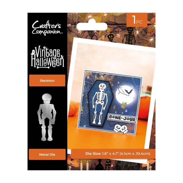 Vintage Halloween Skeleton, Stanze - Crafter's Companion