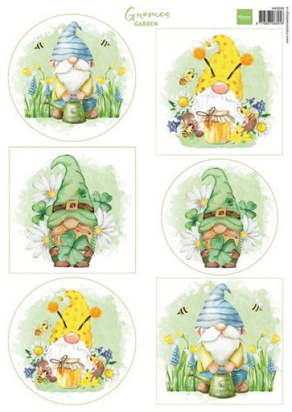 Decoupage Gnomes Garden - Marianne Design