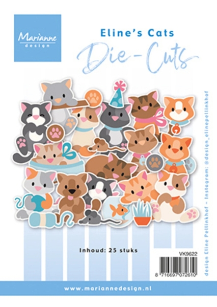 Eline's Cats, Die-Cuts - Marianne Design