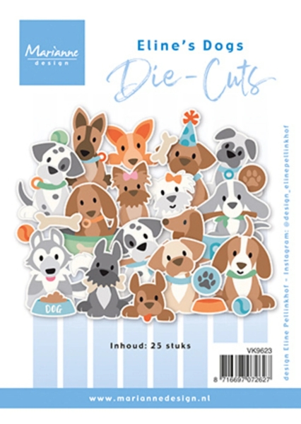Eline's Dogs, Die-Cuts - Marianne Design