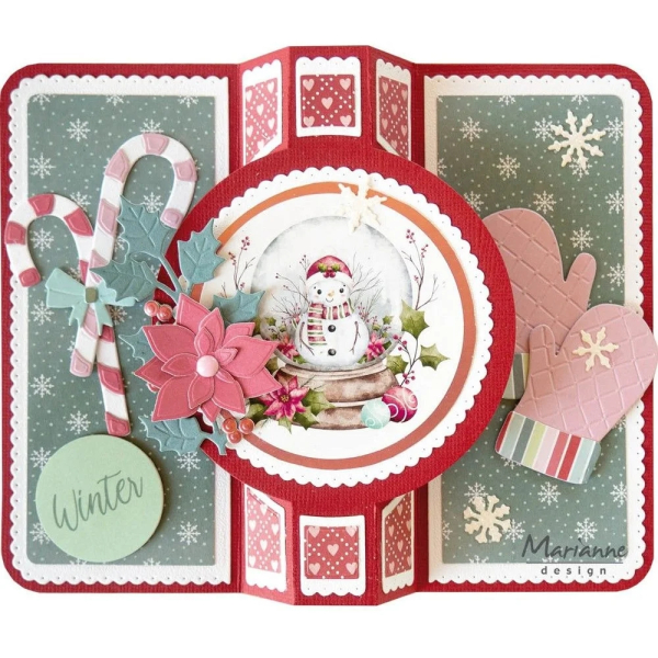 Cutting Sheet Merry Snowmen - Marianne Design
