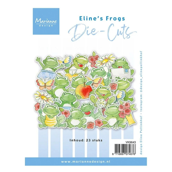 Eline's Frogs, Die-Cuts - Marianne Design