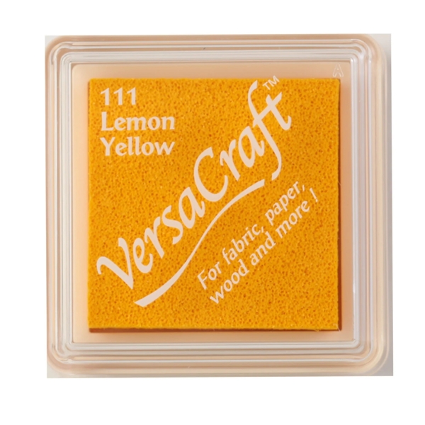 VersaCraft Mini Inkpad, Lemon Yellow