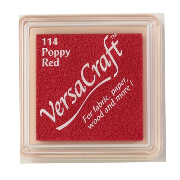 VersaCraft Mini Inkpad, Poppy Red