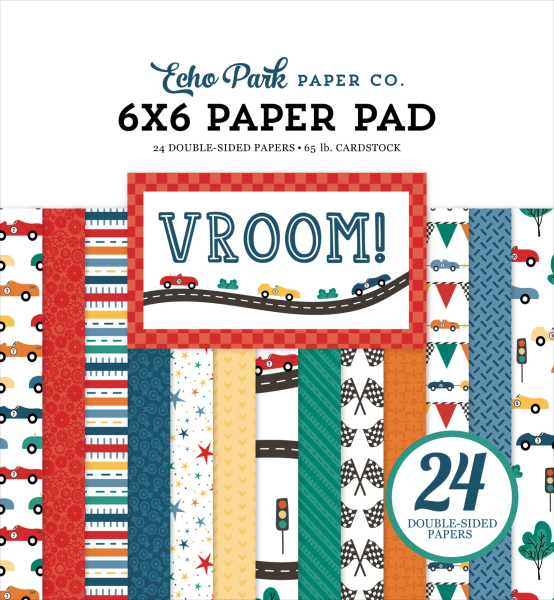 Vroom! 6x6 Paperpad - Echo Park