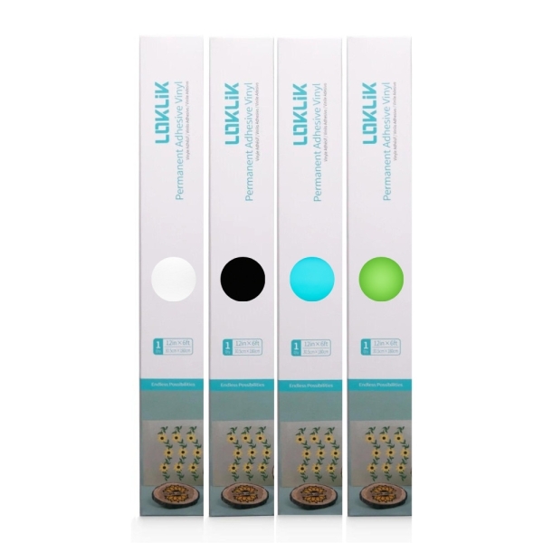 Vinylfolie Permanent Matt 30,5 cm x 1,8 Meter - LOKLiK