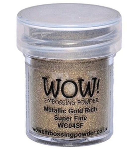 Embossing Metallic - Gold Rich Super Fine - WOW