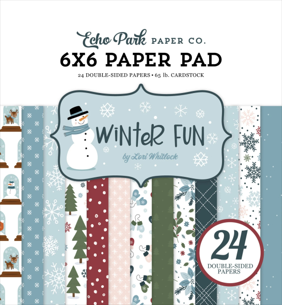 Winter Fun 6x6 Paperpad - Echo Park