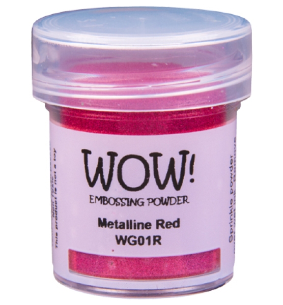 Embossing Metallines - Red - WOW