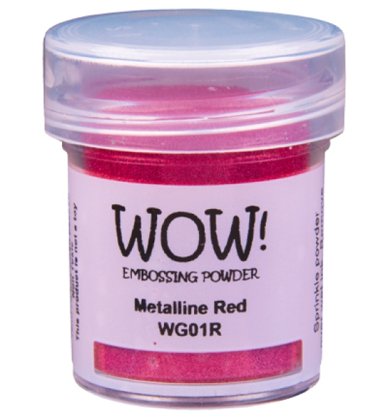 Embossing Metallines - Red - WOW