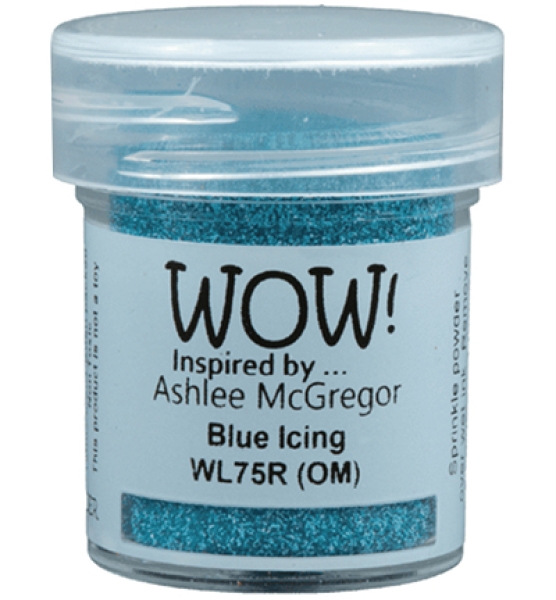 Embossingpulver - Blue Icing - WOW