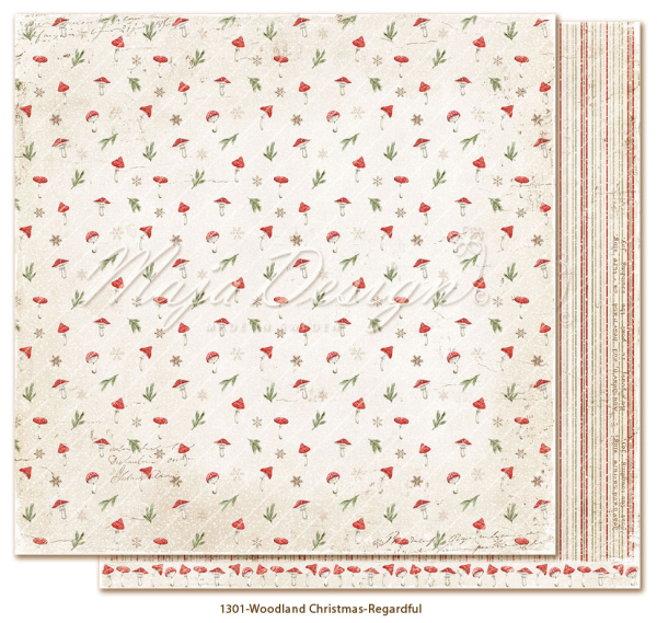 Woodland Christmas, Regardful, Designpapier - Maja Design