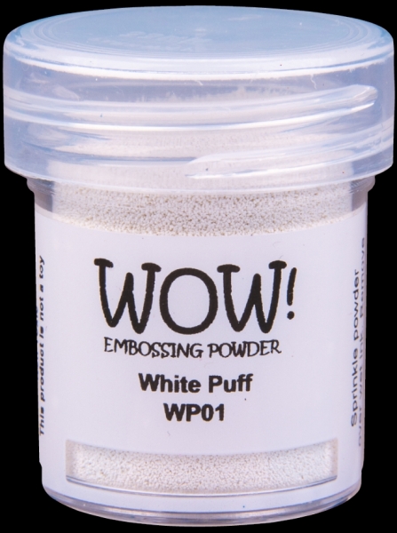 Embossingpulver - White Puff - WOW