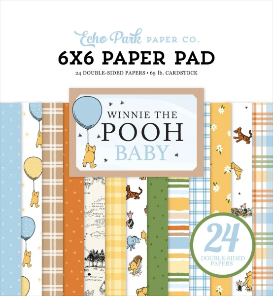 Winnie The Pooh Baby 6x6 Paperpad - Echo Park