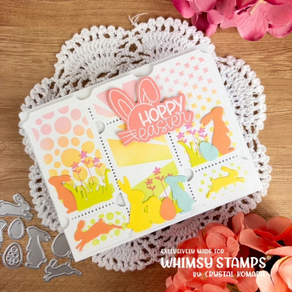 Bunny Silhouettes, Stanzen - Whimsy Stamps