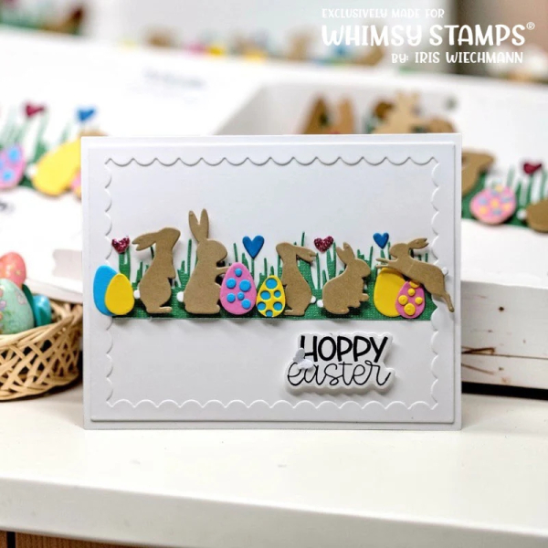 Bunny Silhouettes, Stanzen - Whimsy Stamps