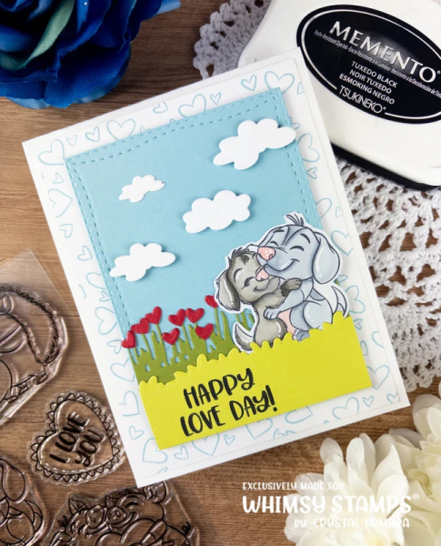 Field of Butterflies, Stanzen - Whimsy Stamps