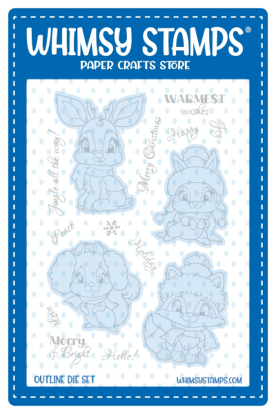 Christmas in the Woods, Stanzen - Whimsy Stamps