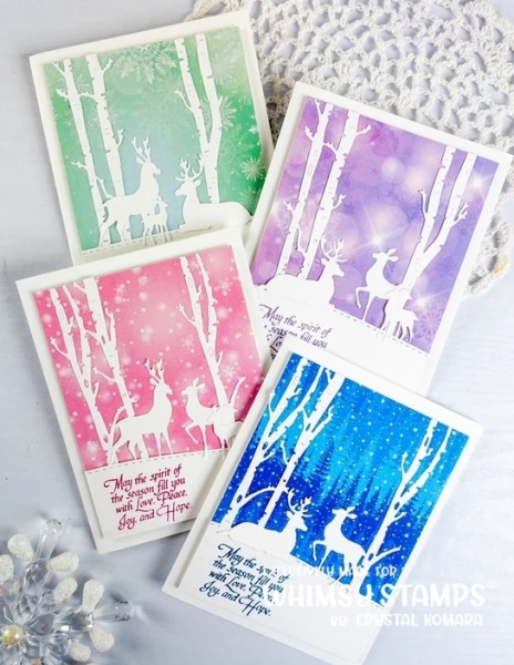 Forest Majesty, Stanzen - Whimsy Stamps