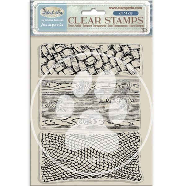 Silent Sea Texture, Clearstamp - Stamperia