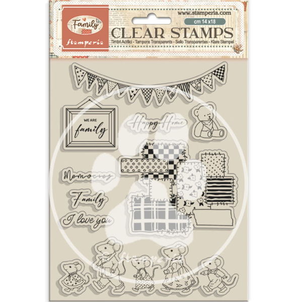 Family - Party, Clearstamp - Stamperia