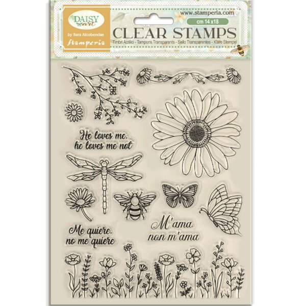 Daisy Art, Clearstamp - Stamperia
