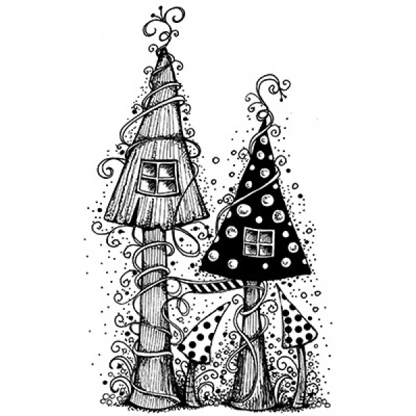 Fairy House, Clearstamp - Lavinia Stamps