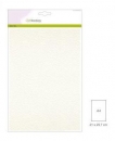 Samtstrukturpapier Weiss A4 - CraftEmotions