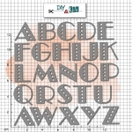 Alphabet "Music Hall", Stanze - DIY&Cie