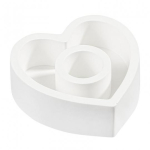 Silikongießform Kerzenhalter Herz - HobbyFun